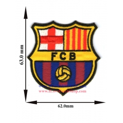 FCB เอฟ ซี บี ทีมฟุตบอล ตัวร๊ด ติดเสื้อ กางเกง หมวก กระเป๋า